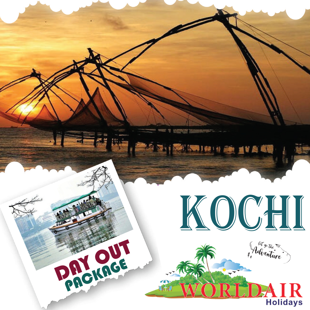 KOCHI,THRIPUNITHURA PALACE,BOATING,JEW STREET,POLICE MUSEUM,DUTCH PALACE,MARINEDRIVE,DAY OUT PACKAGE